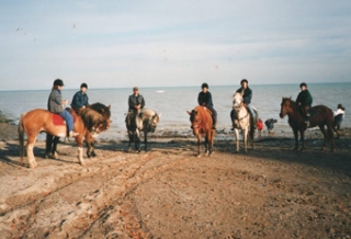  Pbaños a caballo Mont St Michel
